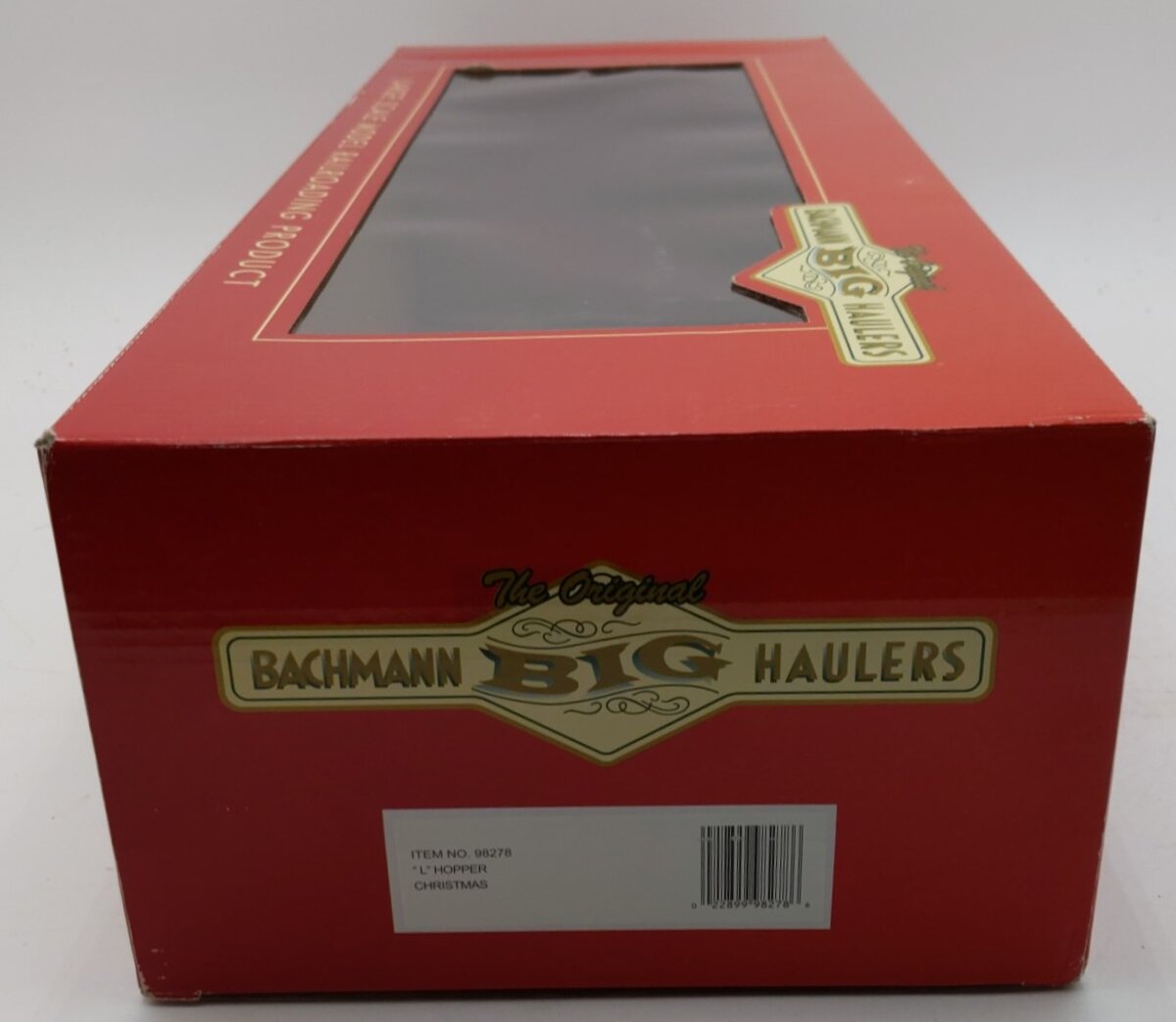 Bachmann 98278 G Scale Christmas 3-Bay Steel Hopper