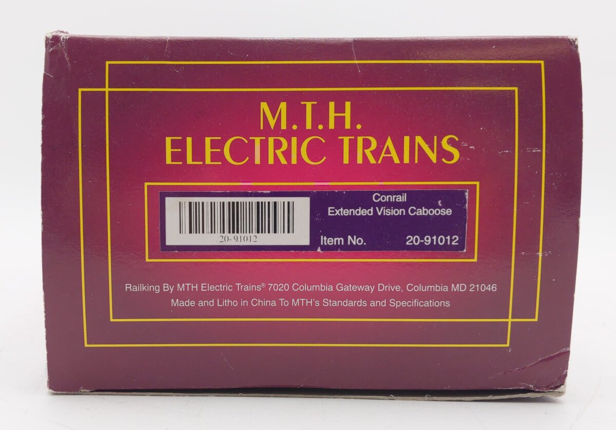 MTH 20-91012 O Gauge Conrail Extended Vision Caboose #22000 LN/Box
