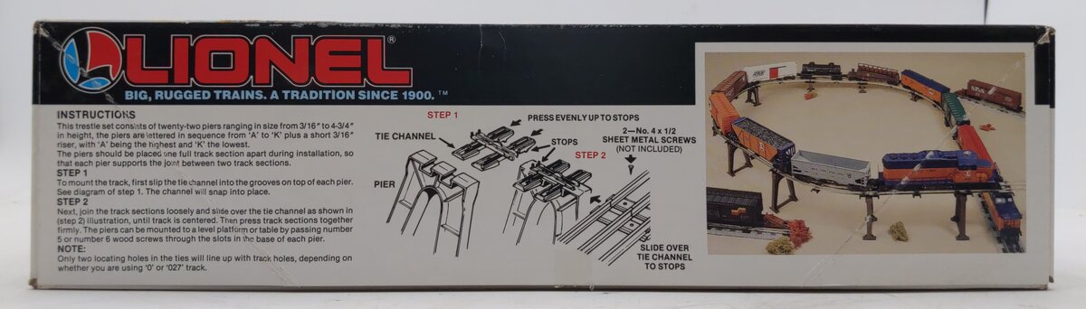 Lionel 6-12754 O & O27 Graduated Trestle Set EX/Box