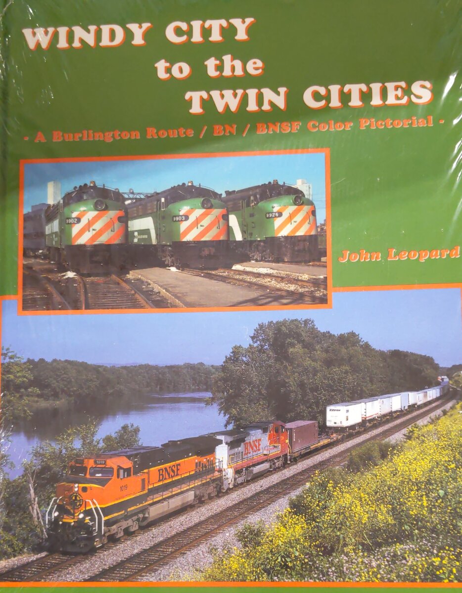 Windy City to the Twin Cities Hardcover Book By John Leopard MT