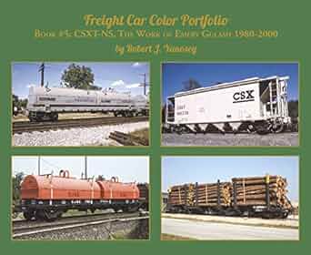 Freight Car Color Portfolio Book #5 CSXT-NS Paperback Book By Robert J. Yanosey MT