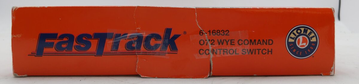 Lionel 6-16832 O72 FasTrack Command Control Wye Switch Turnout