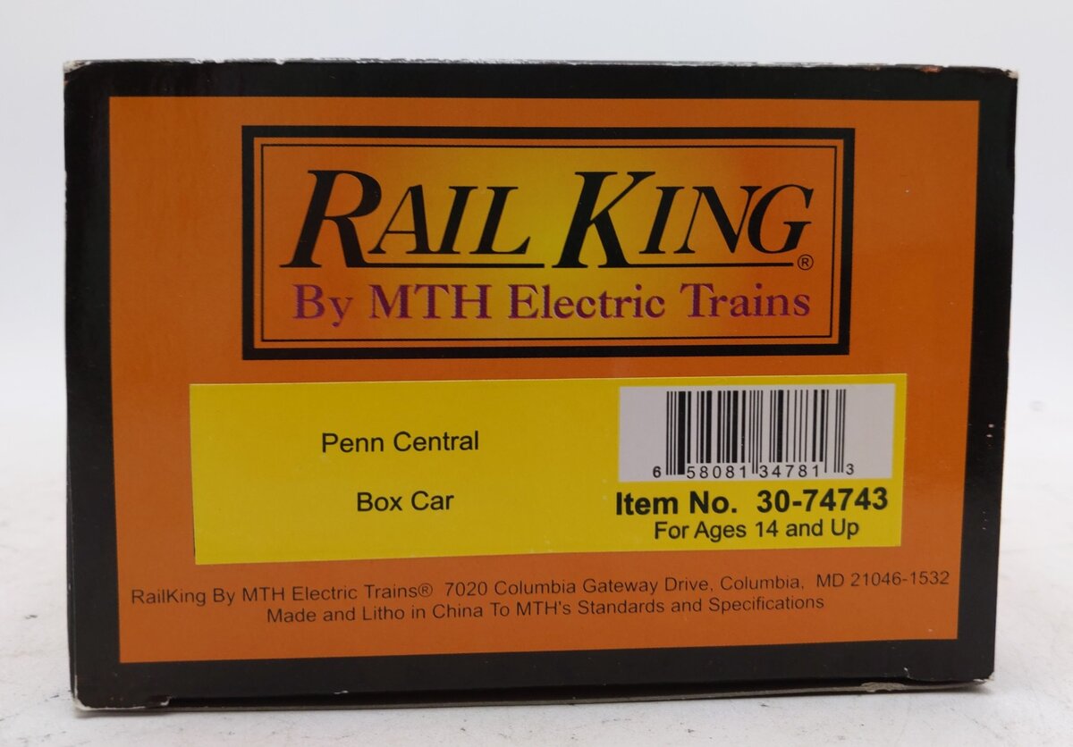 MTH 30-74743 O Gauge Penn Central Boxcar #2524850