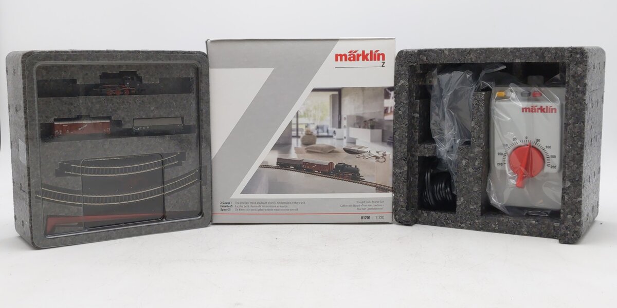 Marklin 81701 Z Gauge Steam Freight Train Set – Trainz