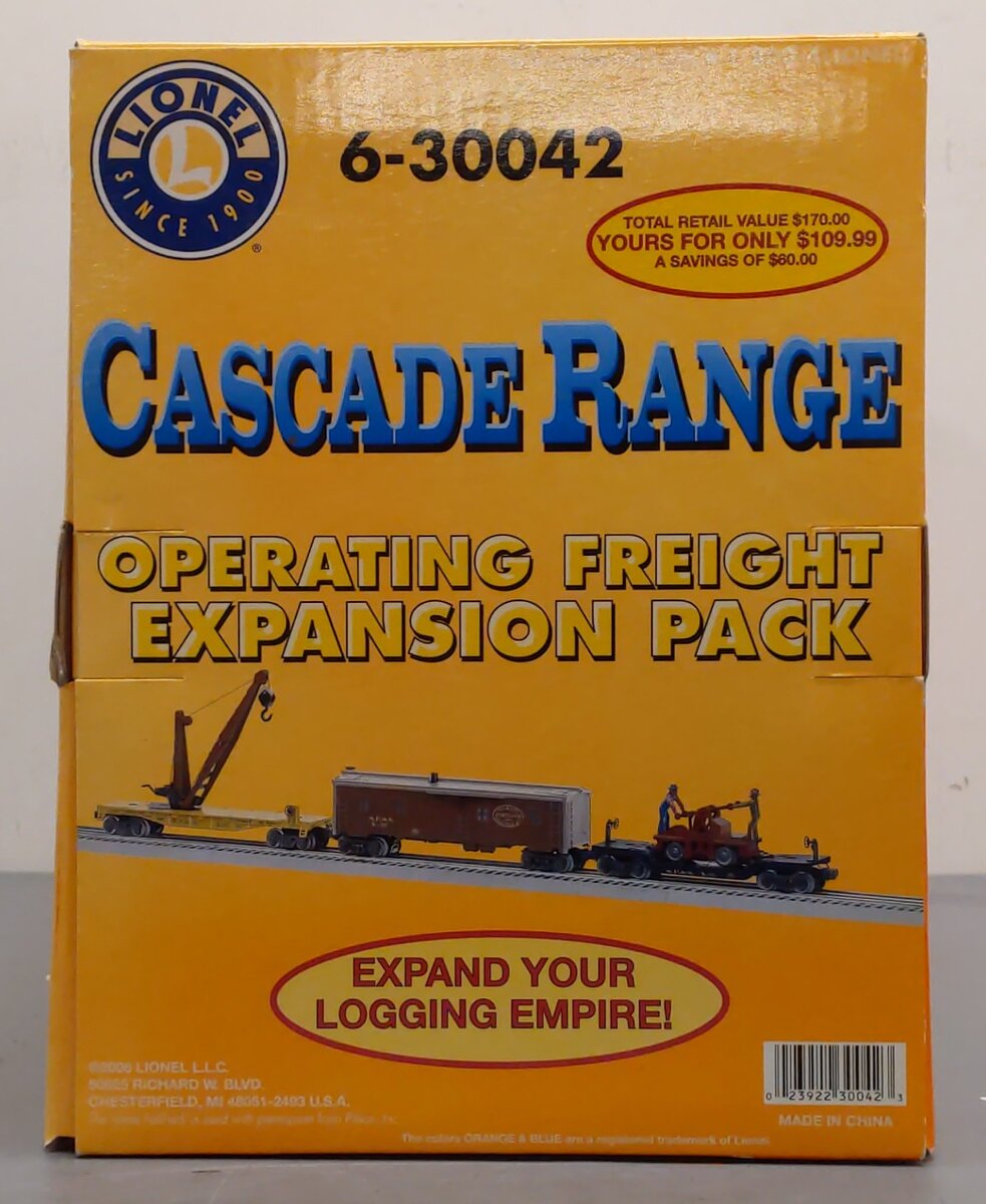 Lionel 6-30042 Cascade Range Expansion Pack LN/Box