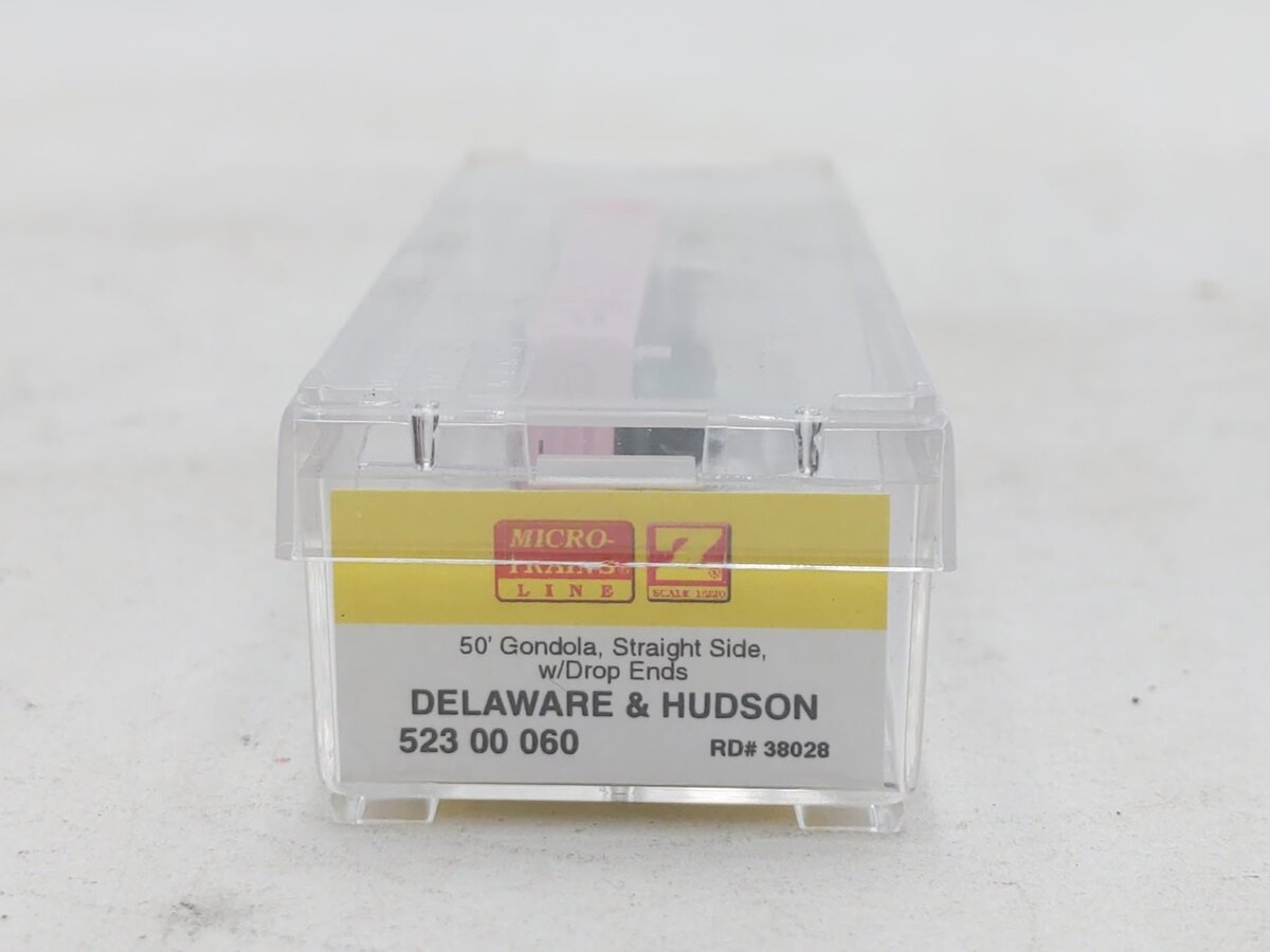 MicroTrains 52300060 Z Delaware & Hudson 50' Gondola #38028