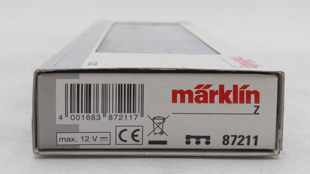 Marklin 87211 Z Deutsche Bahn Compartment Passenger Car (Set of 3) LN/Box