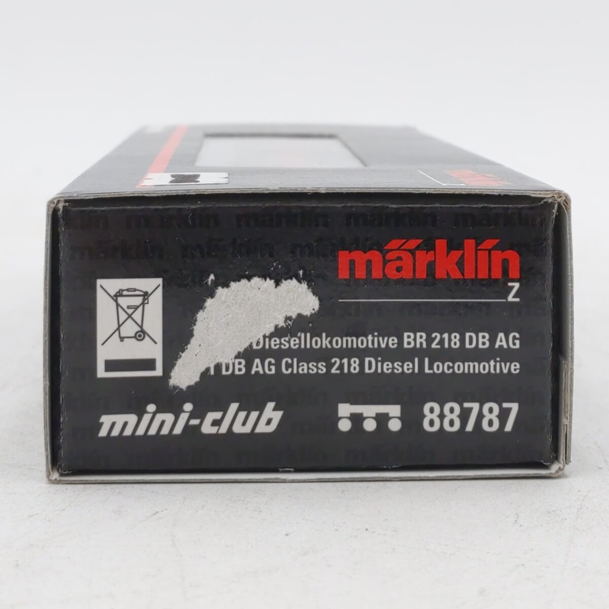 Marklin 88787 Z Scale German DB Class 218 Diesel Locomotive
