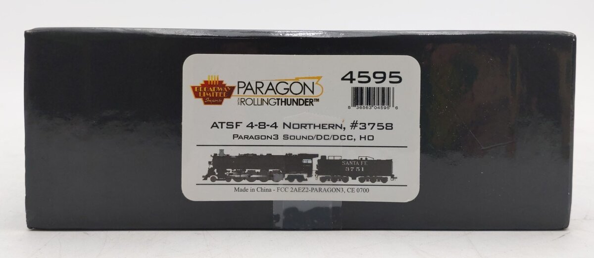 Broadway Limited 4595 HO Atchison,Topeka & Santa Fe 4-8-4 Northern Paragon3