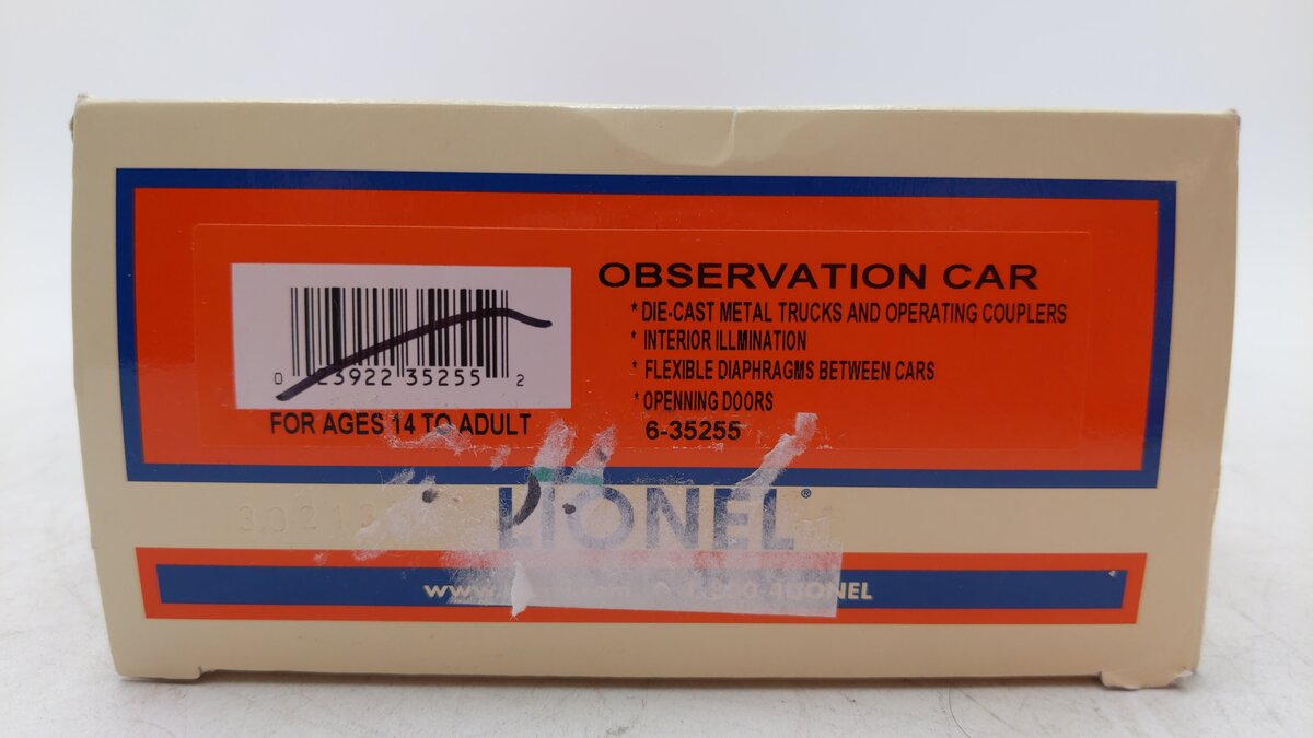 Lionel 6-35255 O Canadian Pacific Observation Car