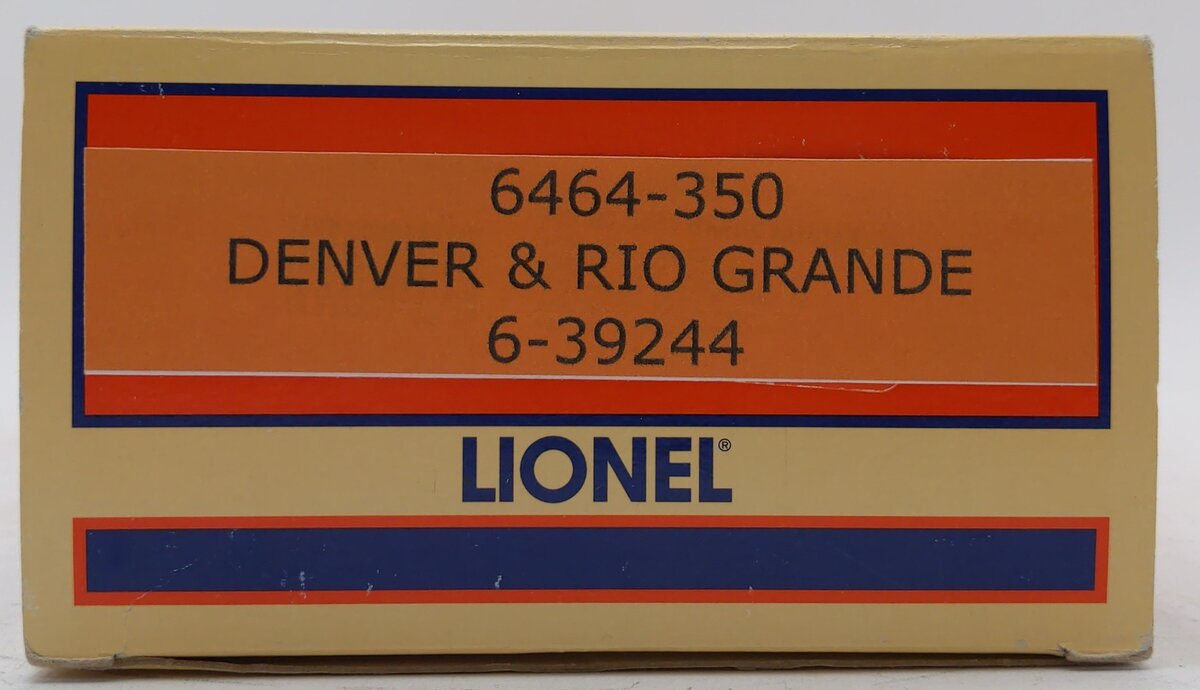 Lionel 6-39244 O Gauge Denver & Rio Grande Boxcar #6464 LN/Box