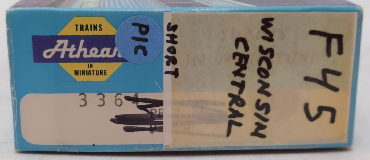 Athearn 3604 HO Scale Wisconsin Central F45 Powered Diesel Locomotive #6654 EX/Box