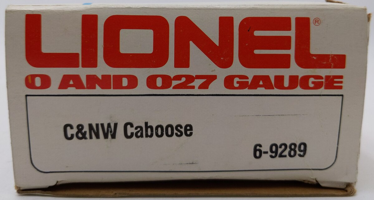 Lionel 6-9289 O Gauge C&NW N5C Lighted Caboose