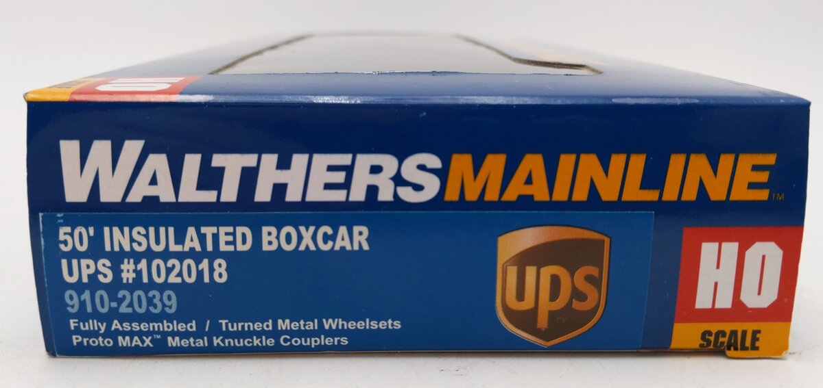 Walthers 910-2039 HO Scale UPS 50' Insulated Boxcar #102018