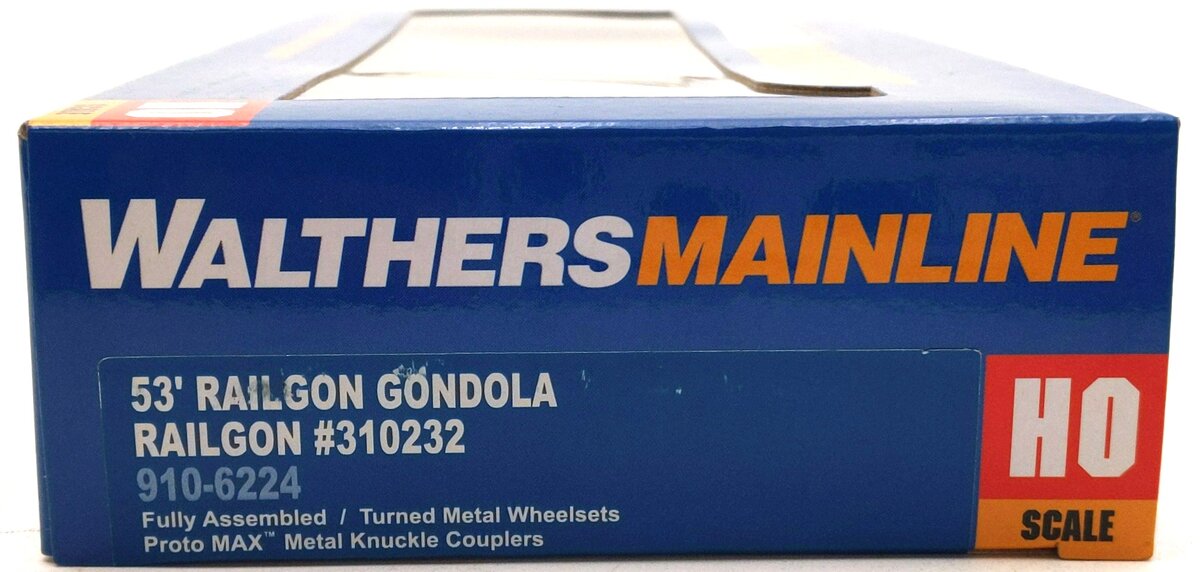 Walthers 910-6224 HO Scale Railgon 53' Gondola #310232