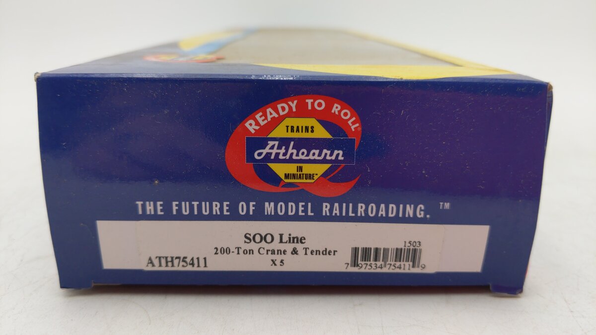 Athearn 75411 HO SOO Line 250-Ton Crane with Tender