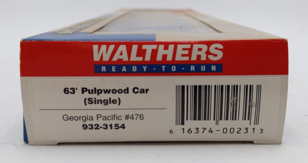 Walthers 932-3154 HO Scale Georgia Pacific 63' Pulpwood Car #476