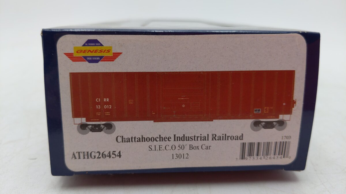 Athearn G26454 HO Chattahoochee Industrial 50' SIECO Boxcar #13012