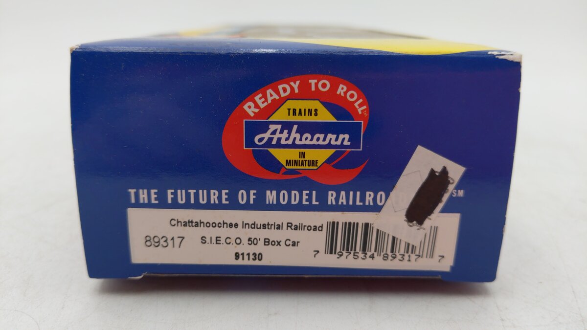 Athearn 89317 HO Scale Chattahoochee Industrial Railroad 50' SIECO Boxcar #91130