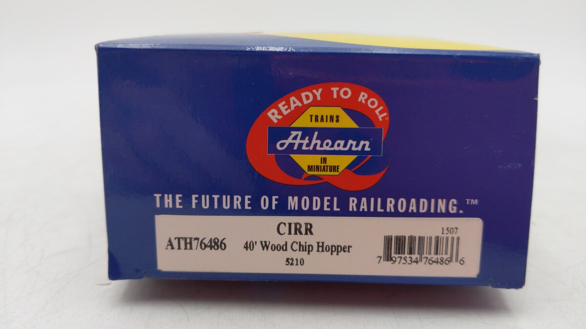 Athearn 76486 HO Chattahoochee Industrial 40' Wood Chip Hopper w/Load RTR #5210