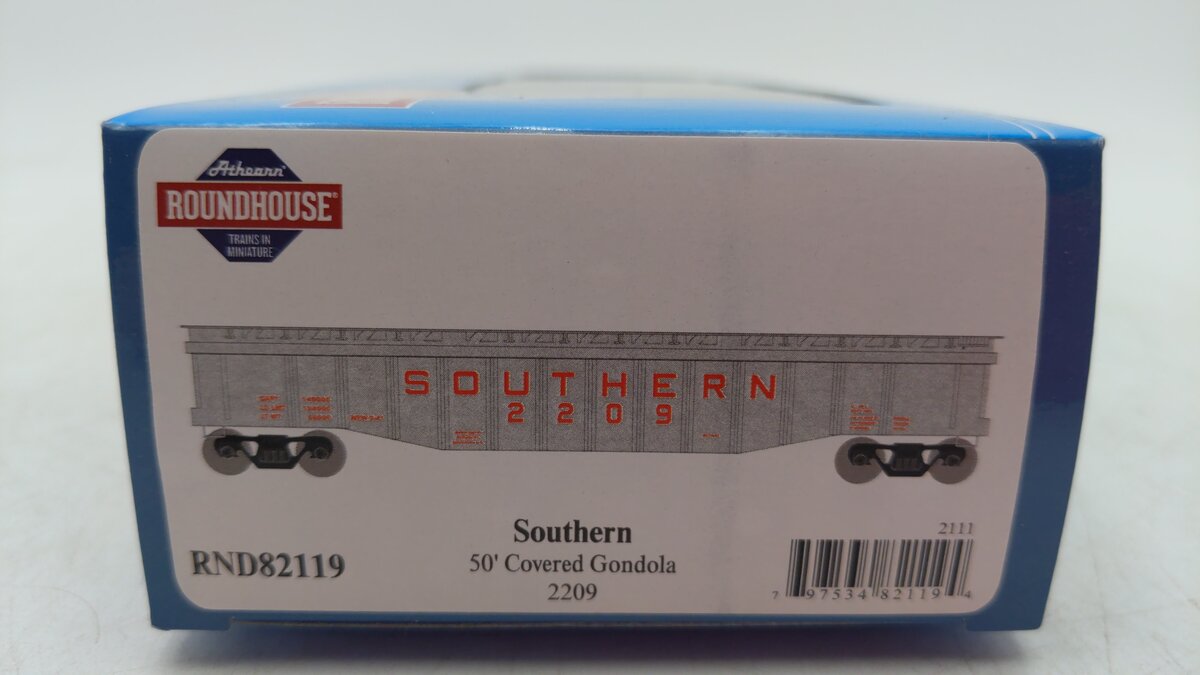 Roundhouse 82119 HO Southern 50' Covered Gondola #2209