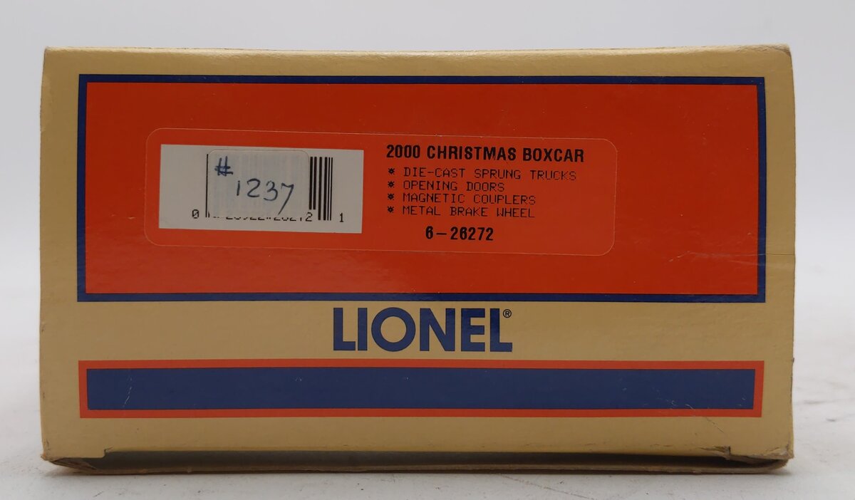 Lionel 6-26272 O Gauge 2000 Christmas Boxcar LN/Box