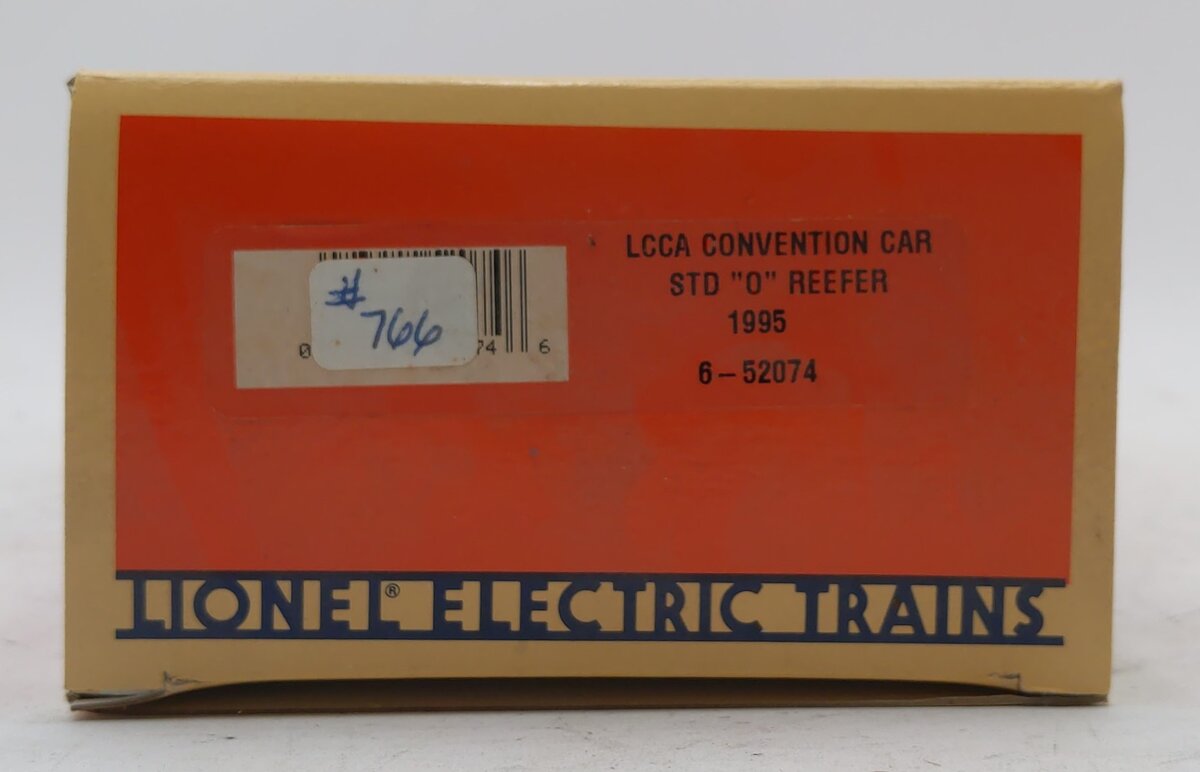 Lionel 6-52074 O Gauge IBP LCCA-1995 Convention Reefer Car LN/Box
