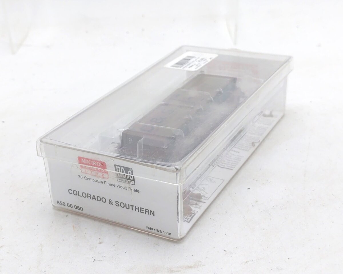 Micro-Trains 85000060 HOn3 Colorado & Southern 30' Composite Frame Reefer #1118