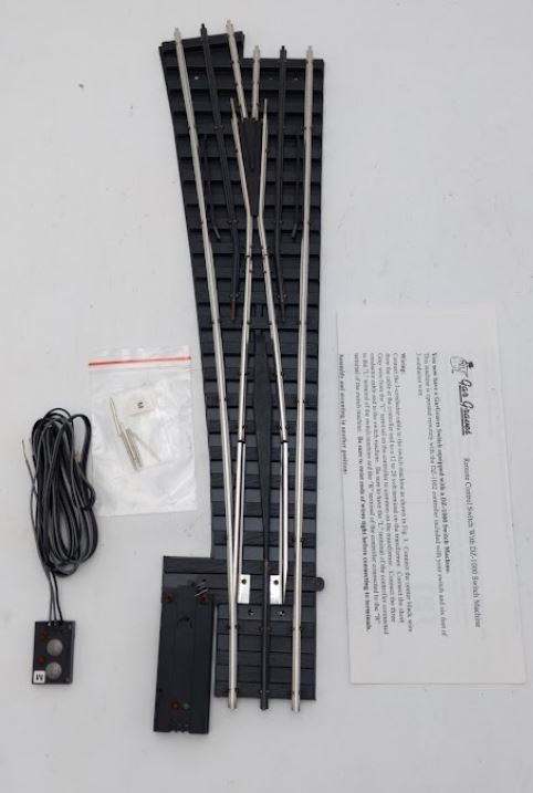 Gargraves 104-RC O 100" "Phantom" LH Remote Control Switch Turnout DZ1000