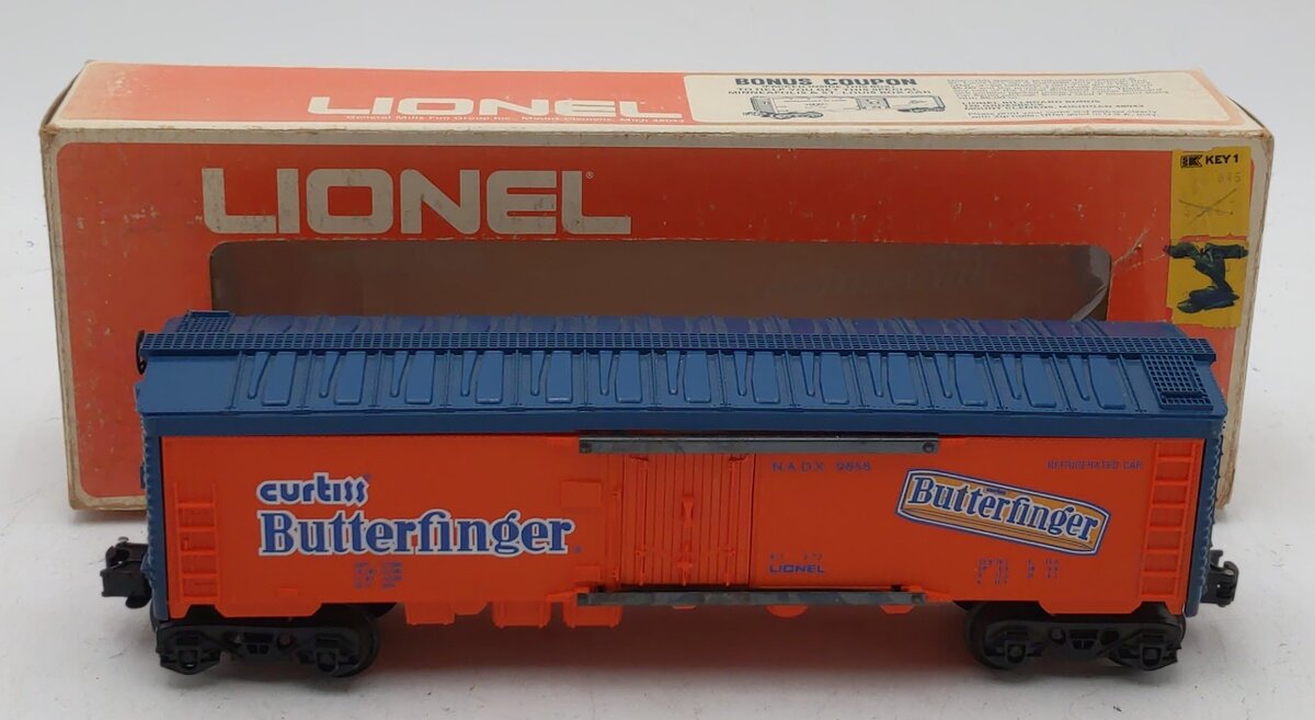 Lionel 6-9858 O Gauge Butterfinger Billboard Reefer Car – Trainz