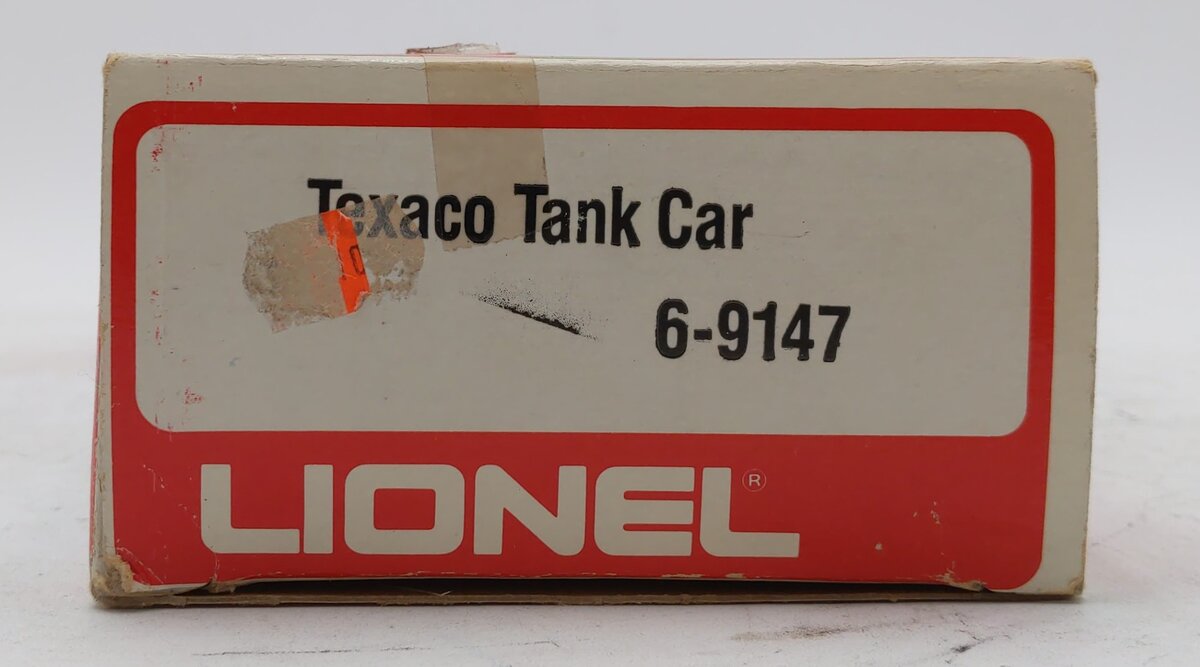 Lionel 6-9147 O Gauge Texaco Single Dome Tank Car EX/Box