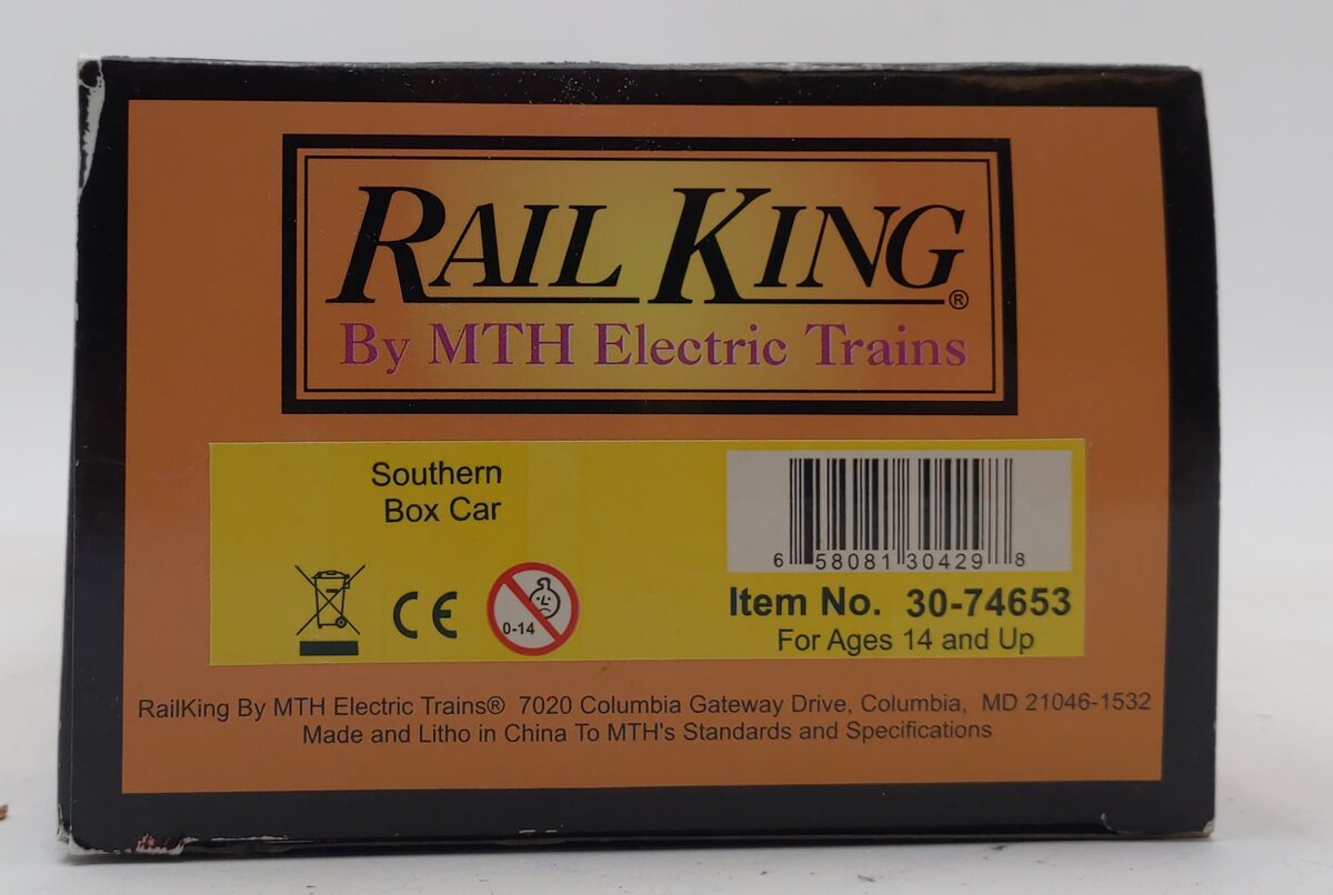 MTH 30-74653 Southern Box Car #550555