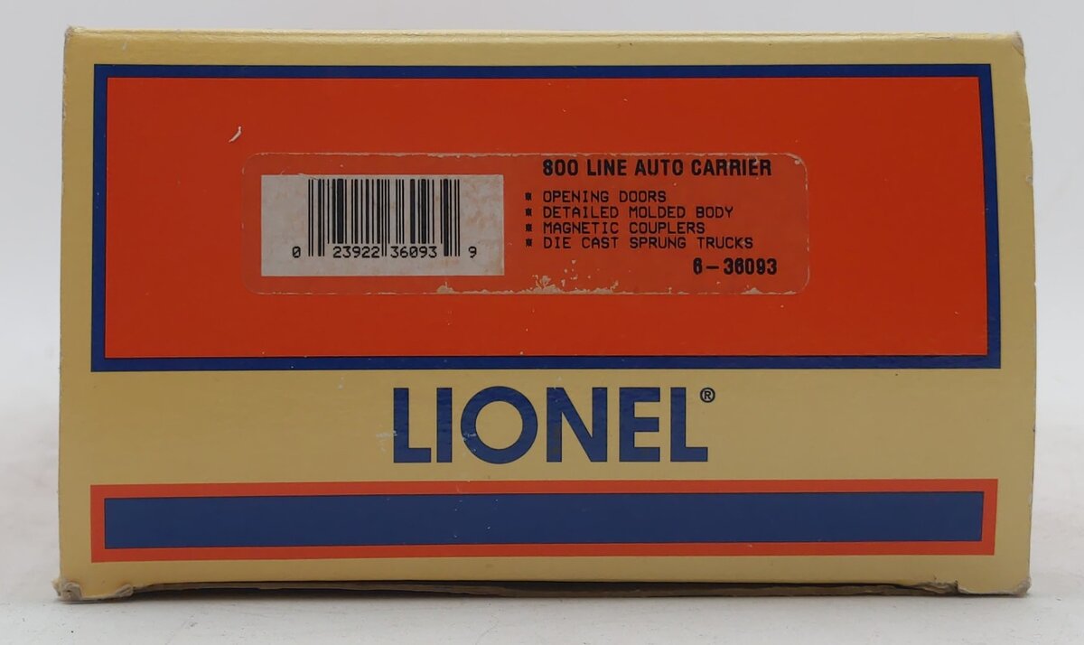 Lionel 6-36093 O-Gauge Soo Line Auto Carrier #36093 LN/Box