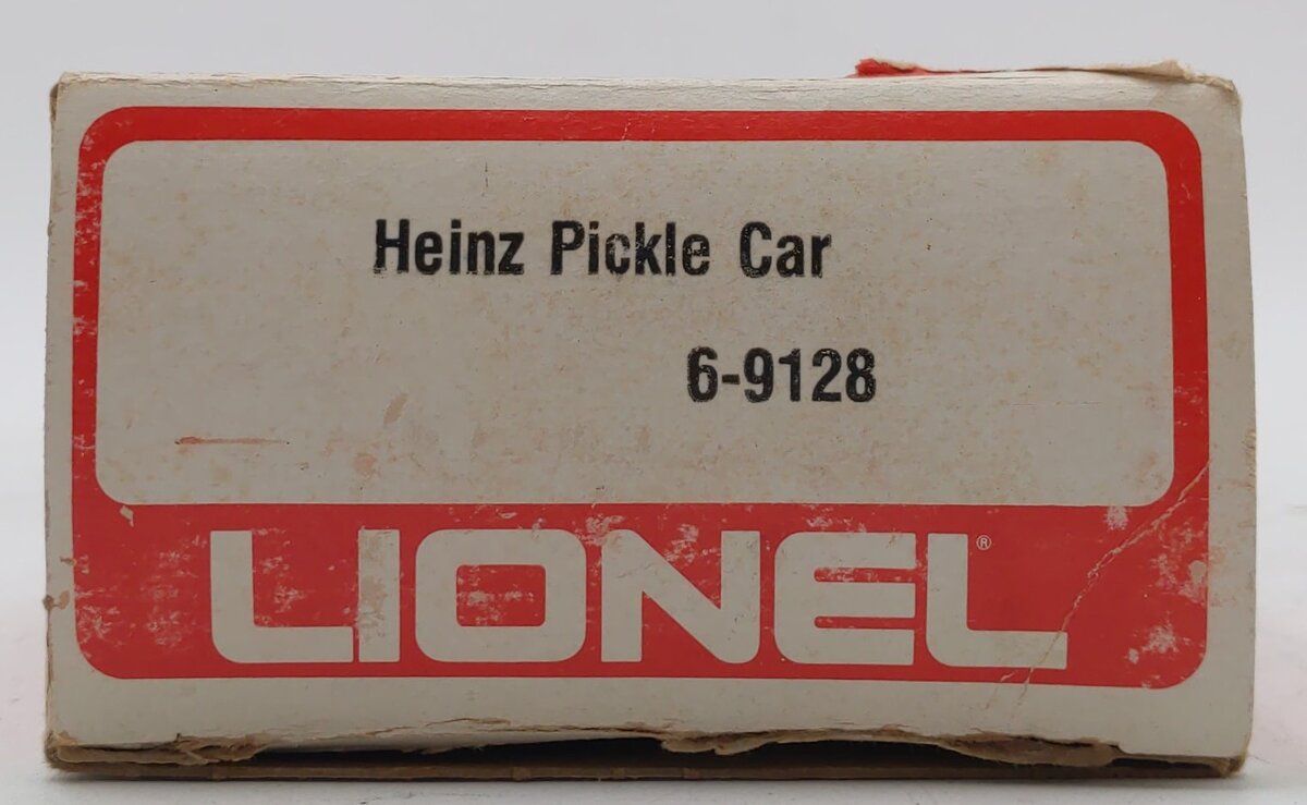 Lionel 6-9128 O Gauge Heinz Pickle Vat Car #9128 NIB