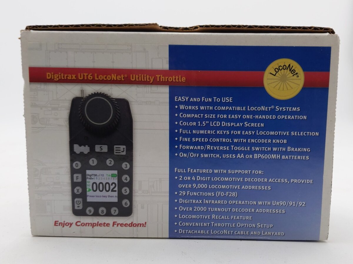 Digitrax UT4 LocoNet Utility Throttle