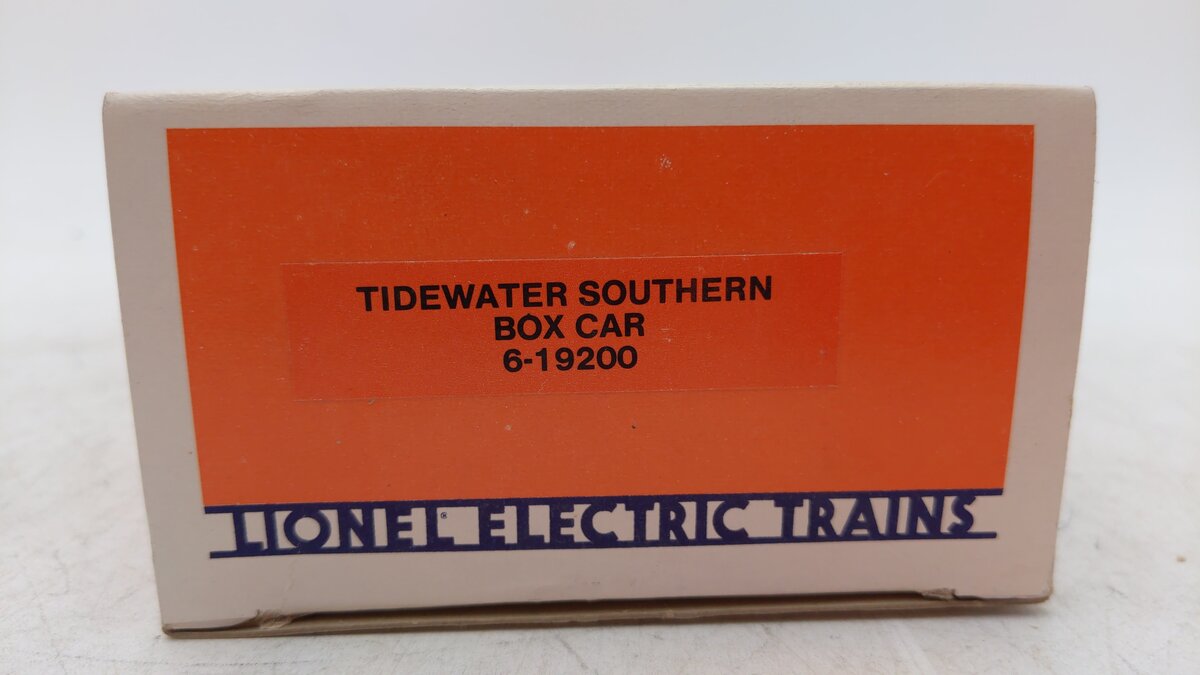Lionel 6-19200 O Gauge Tidewater Southern Boxcar #19200 EX/Box