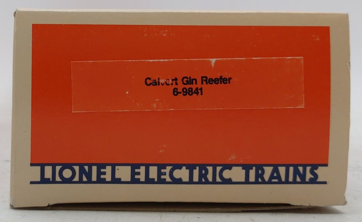 Lionel 6-9841 O Gauge Calvert Gin Billboard Reefer Car LN/Box