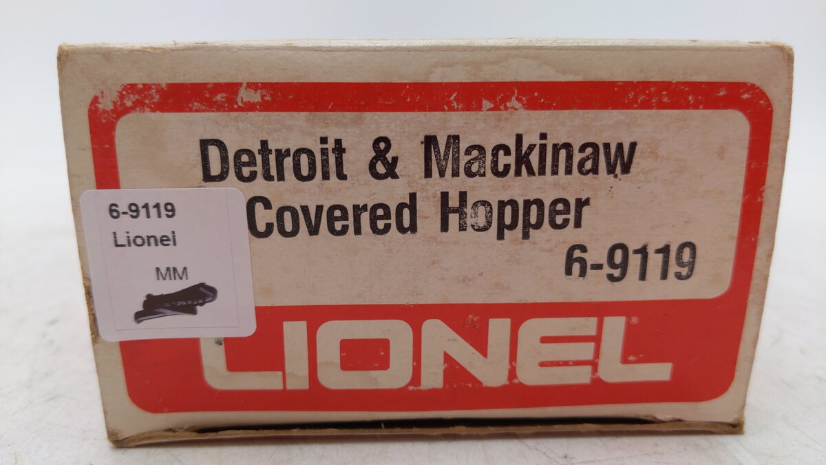 Lionel 6-9119 O Gauge Detroit & Mackinac Covered Hopper