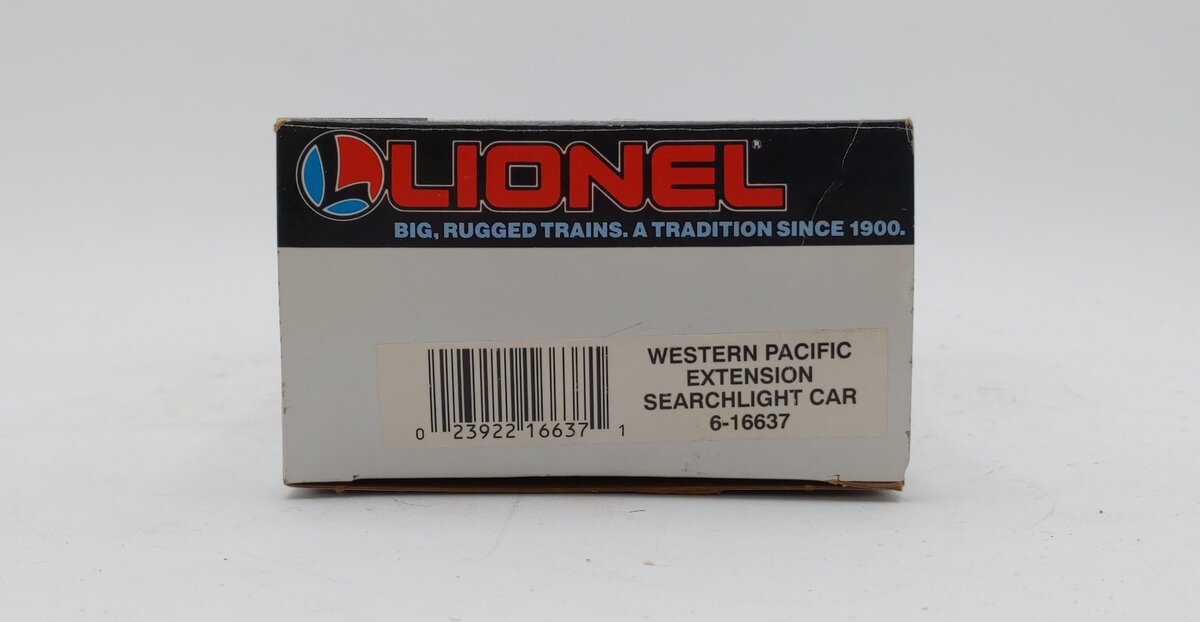 Lionel 6-16637 O Western Pacific Extension Searchlight Car