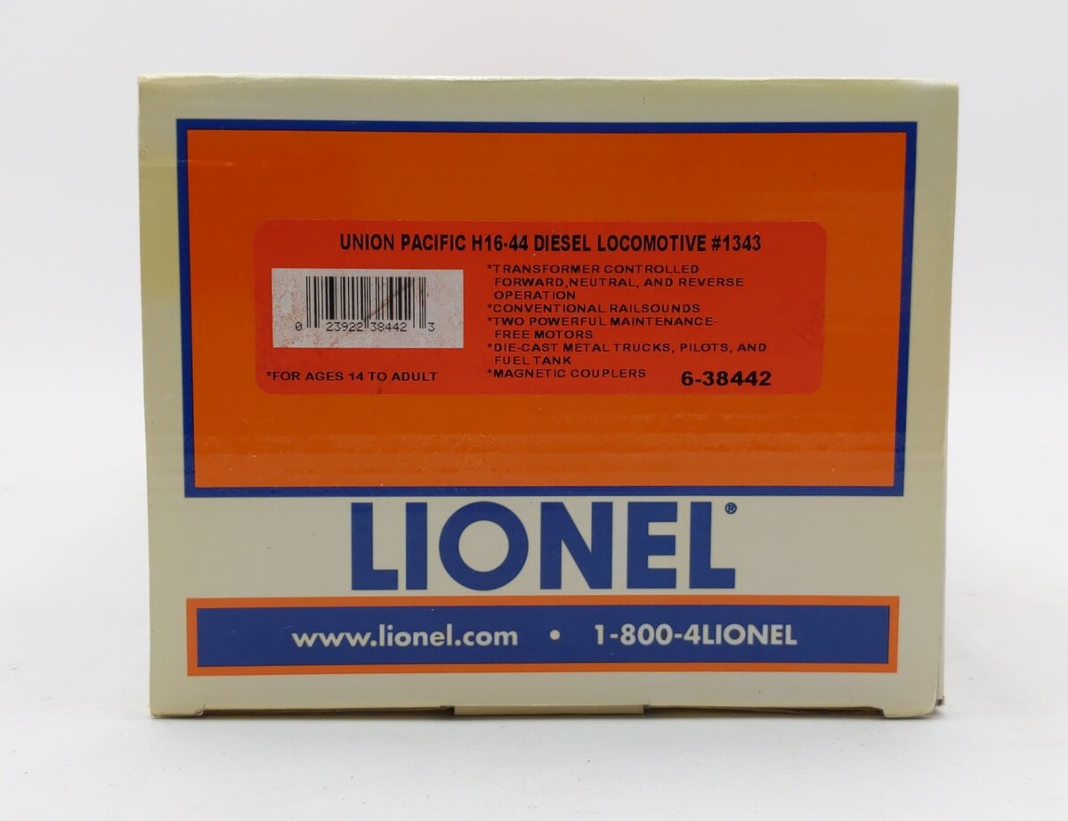 Lionel 6-38442 Union Pacific Conv H16-44 Diesel Locomotive #1343