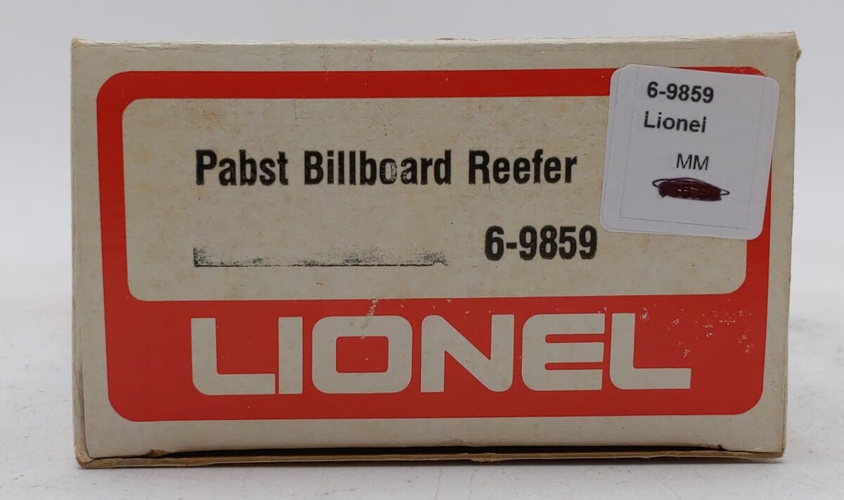 Lionel 6-9859 O Gauge Pabst Blue Ribbon Reefer #1893 EX/Box