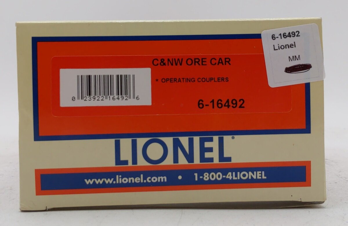 Lionel 6-16492 O Gauge C&NW Ore Car #114023R