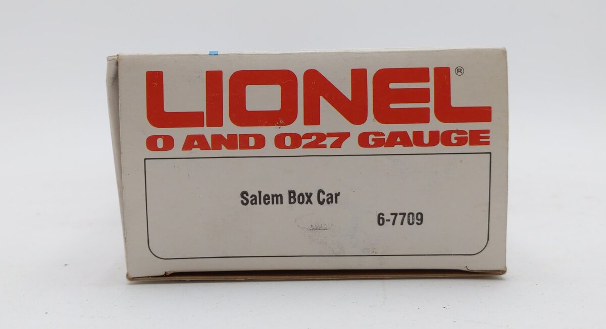 Lionel 6-7709 O Gauge Salem Billboard Refrigerator Car NIB