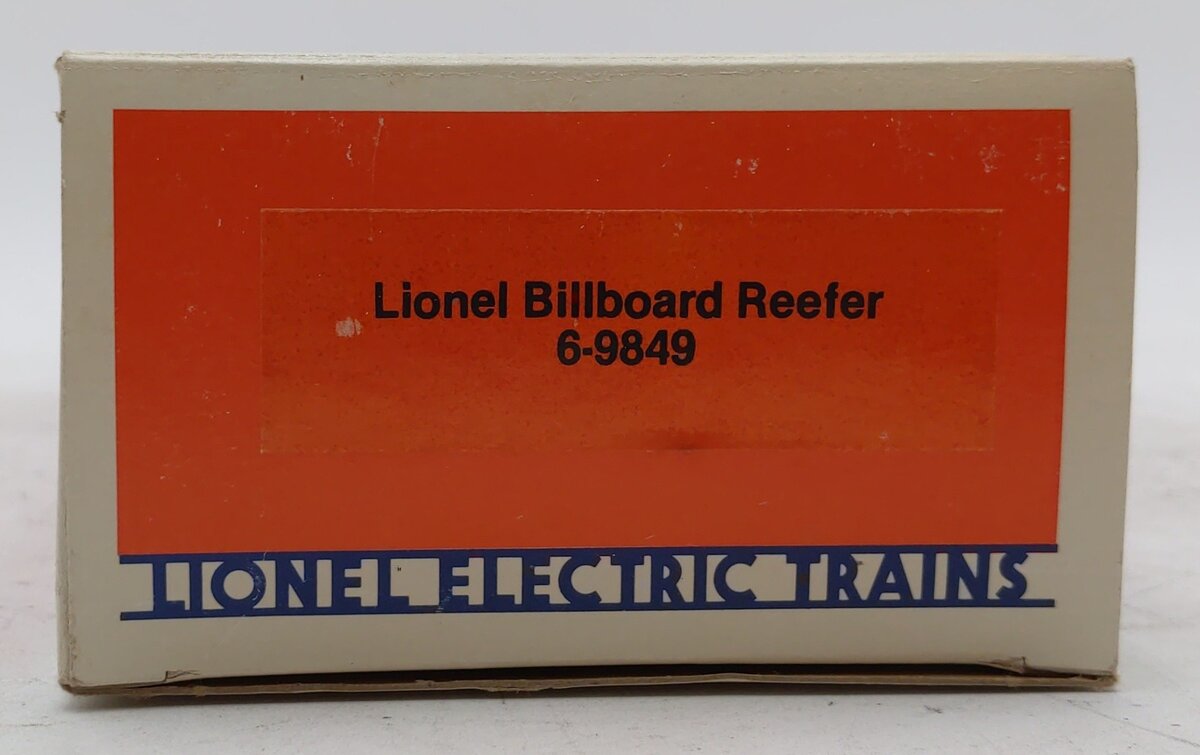 Lionel 6-9849 O Gauge Lionel Lines Billboard Refrigerator Car LN/Box