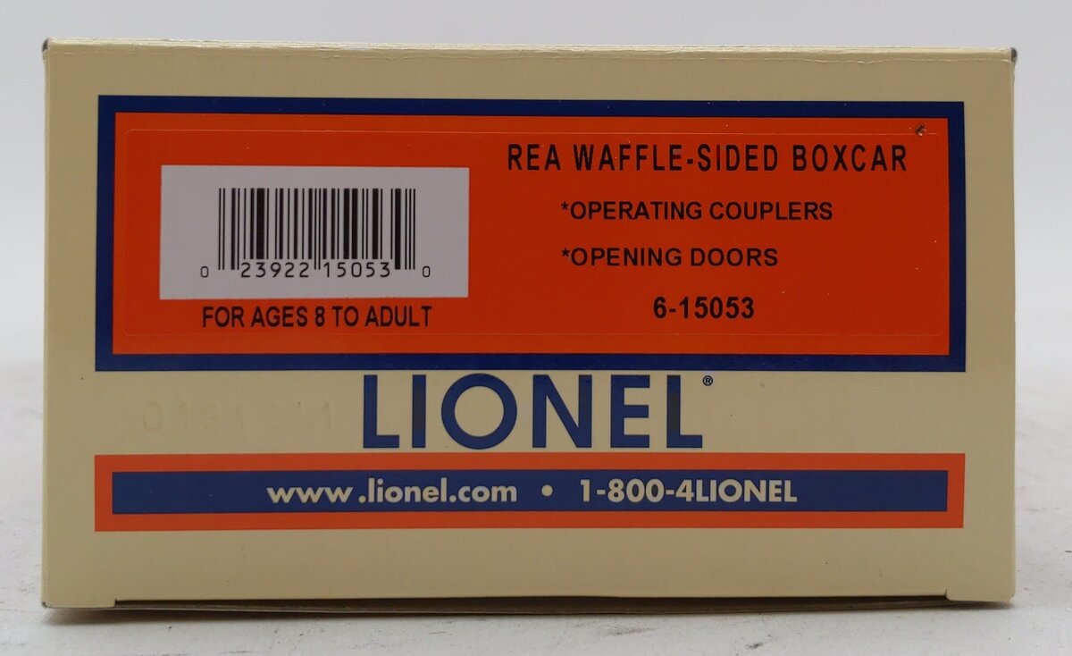 Lionel 6-15053 O Gauge Railway Express Agency Waffle-Sided Boxcar #15053
