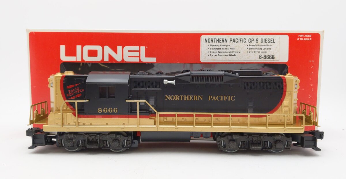 Lionel 6-8666 O Gauge Northern Pacific GP9 Powered Diesel