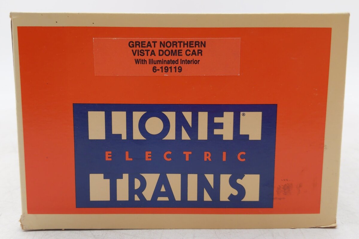 Lionel 6-19119 O Gauge Great Northern Vista Dome Car #1322 LN/Box