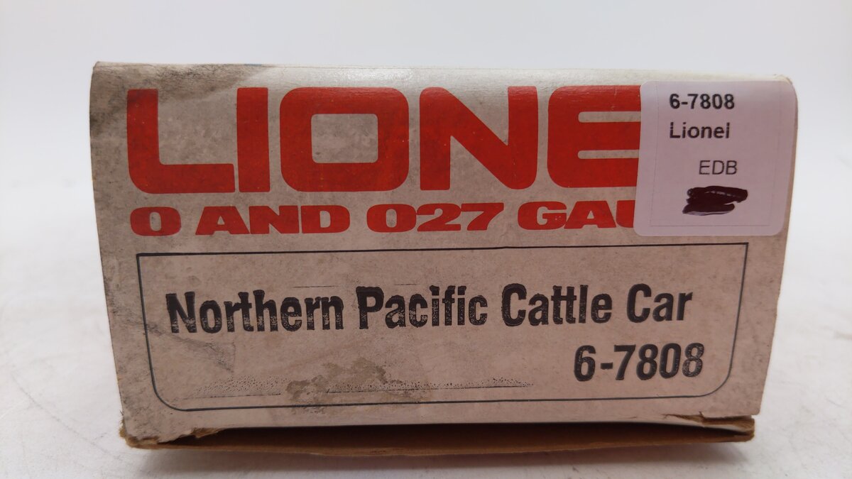 Lionel 6-7808 O Gauge Northern Pacific Pig Palace Stock Car LN/Box