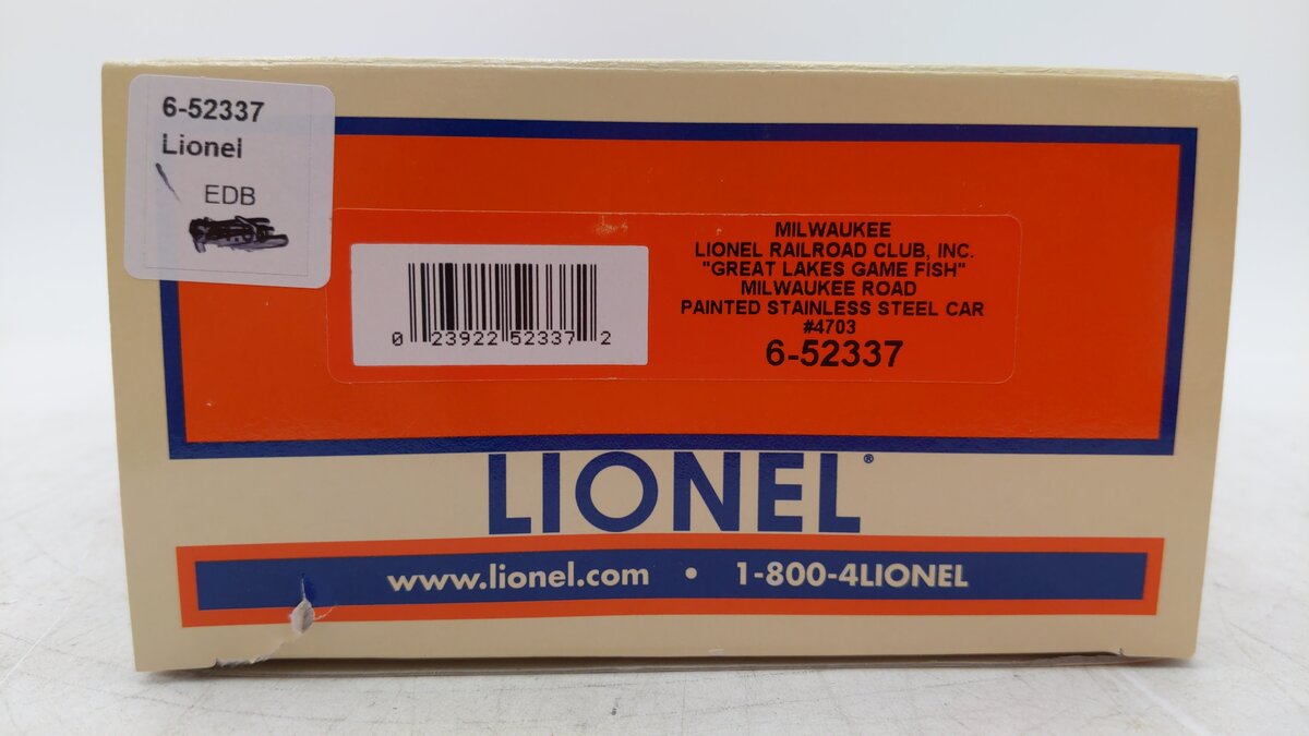 Lionel 6-52337 Milwaukee Road Aquarium Car NIB
