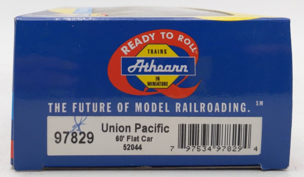 Athearn 97829 HO Union Pacific 60' Flat Car Ready-To-Run #52044